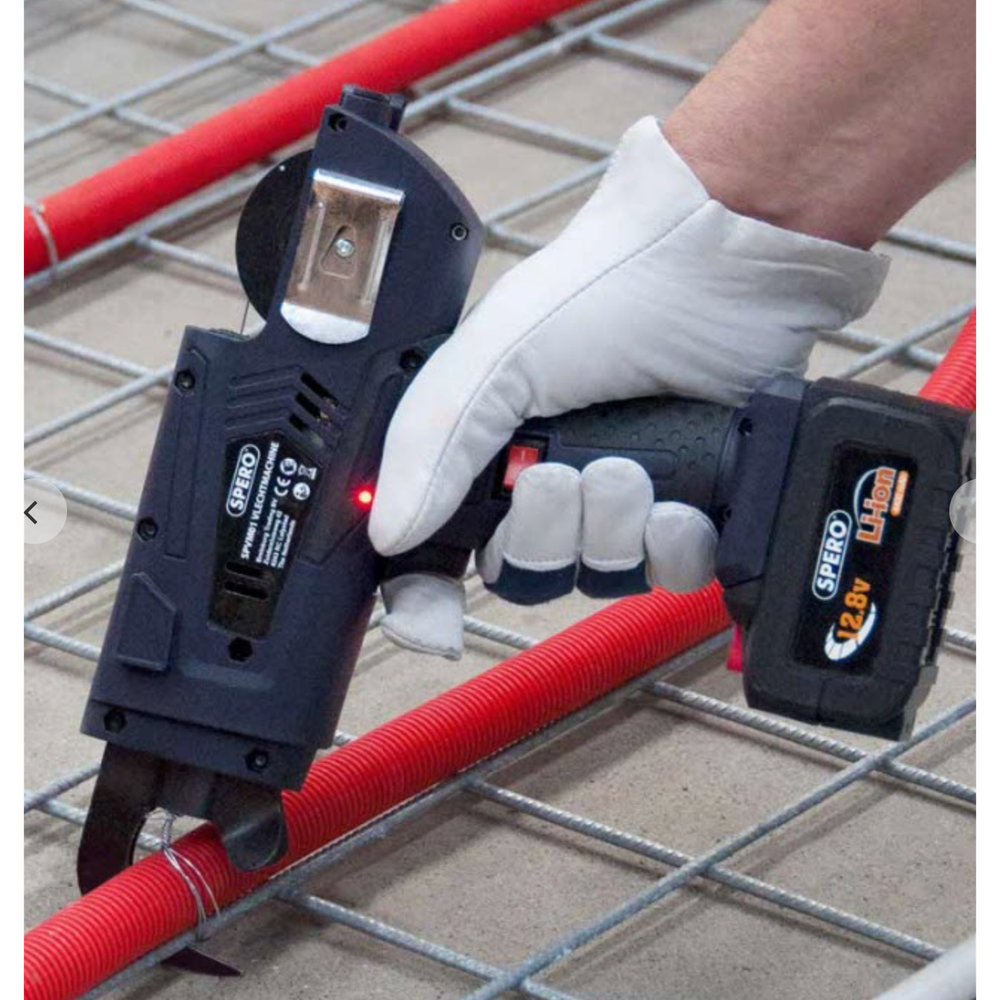 Haakneus accu vlechtmachine TBV Vloerverwarming incl. 2x Li-ion accus, lader, accu-extender, tang & koffer SPVM01B