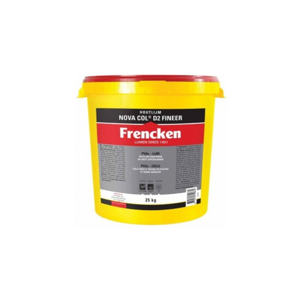 Houtlijm Nova Col D2 Fineer Emmer 25 kg (6 EMMERS)