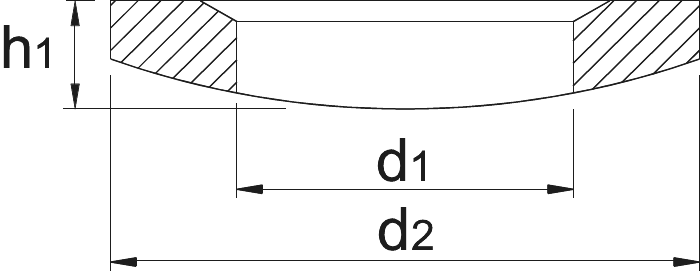 Phantom DIN 6319-C Kogelschijf