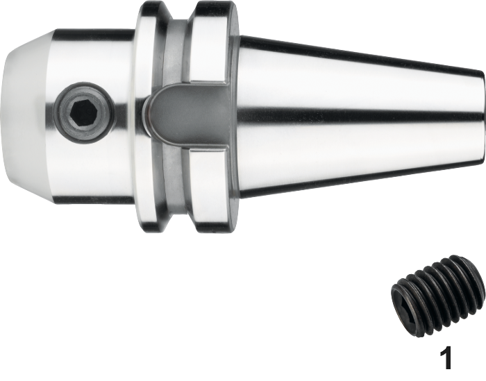 Torax DIN 6359 Weldonhouder, met koeling langs de schacht, ISO 7388-2 (MAS-BT)