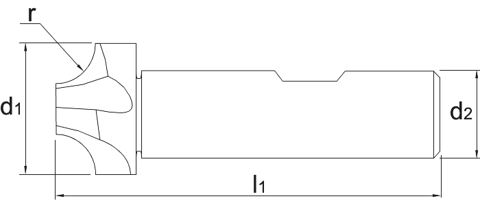 Phantom HSS-E 8% Radiusfrees DIN 6518-B Kwarthol frees
