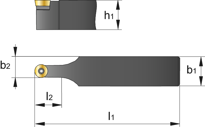 Phantom Wisselplaathouder, 45° SRDCN