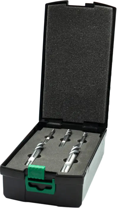 Phantom UNI Volhardmetaal Set Vari-frezen, 4-snijder DIN 6527-B lang