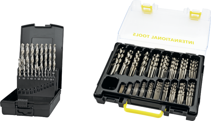 International Tools ECO PRO HSS Set Spiraalboren DIN 338 Kruisaanslijping