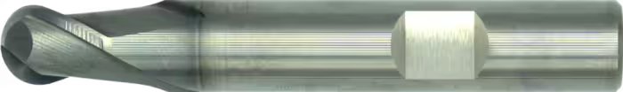 International Tools ECO PRO Volhardmetaal Radiusfrees, 2-snijder DIN 6527-B kort, AlTiN-X
