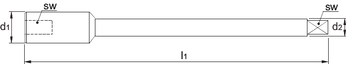 DIN 377 Tapverlengstuk