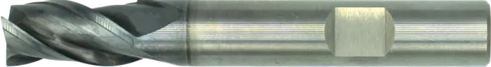 International Tools ECO PRO Volhardmetaal Schachtfrees, 3-snijder DIN 6527-B lang, AlTiN-X