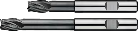 Phantom Volhardmetaal Radiusfrees, 4-snijder lang, AlTiN-X, roestvaststaal