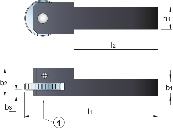 Phantom Drukkartelrolhouder type M6