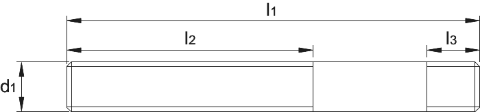 Phantom DIN 6379 Draadeind, kwaliteit 8.8