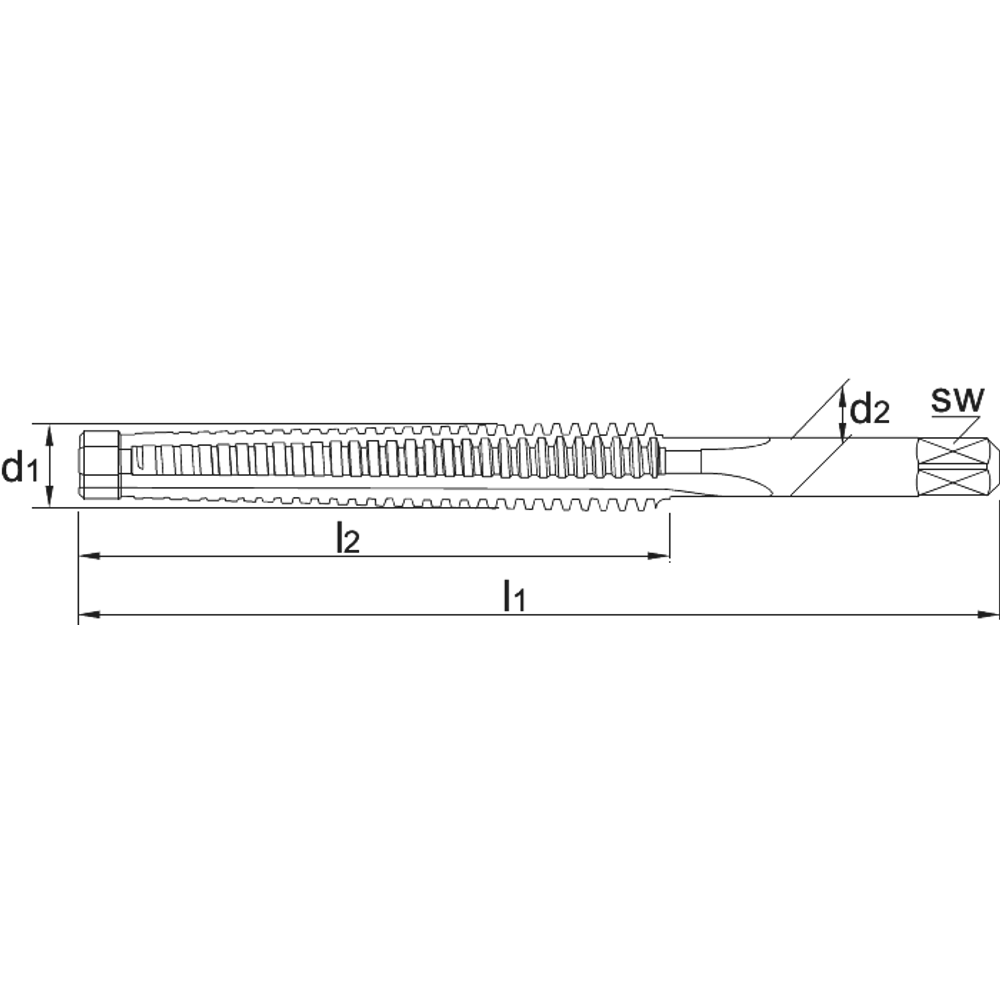 Phantom HSS-E Machinetap Trapezium (Serie 25.950)
