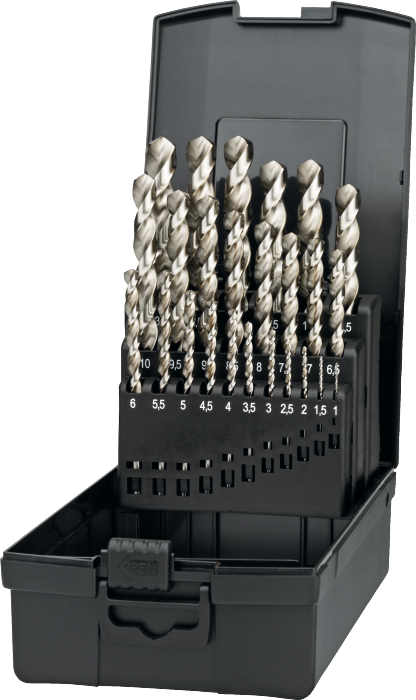 Phantom HSS Set Spiraalboren DIN 338 Aluminium