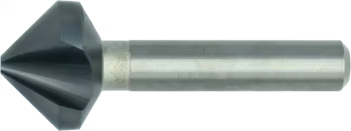 Phantom Volhardmetaal Vari Verzinkboor DIN 335-C 90°, 3 snijkanten, AlCrN-X met drievlaks schacht (Serie 42.564)
