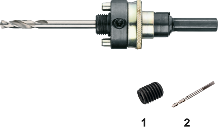 International Tools ECO PRO HSS Centreerboor‚ Step-point TiN-tip‚ voor gatzagen 6‚35 x 90 mm