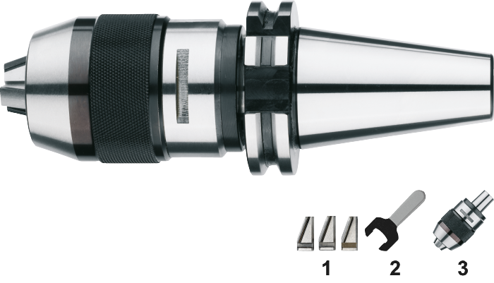 Phantom Zelfspannende Precisieboorhouder, type XP, ISO 7388-1 (DIN 69871)