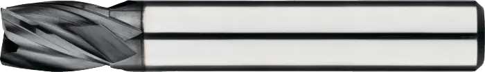 Phantom Volhardmetaal Vari-frees, 4-snijder DIN 6527-B kort, AlTiN-X, kantradius, staal