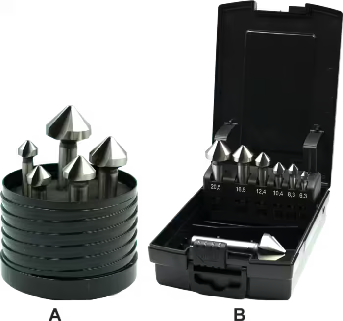 International Tools ECO HSS set Verzinkboren DIN 335-C 42.533, 90°, 3 snijkanten (Serie 49.240)
