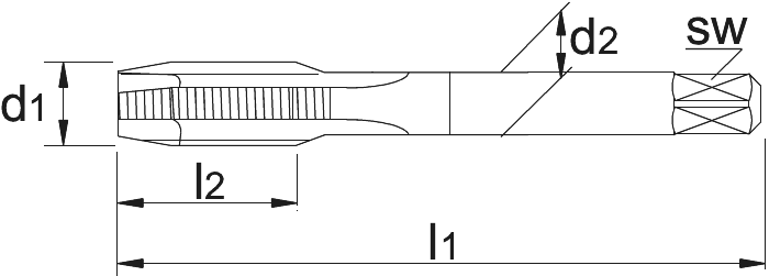 Phantom HSS Machinetap ISO 529 G (BSP) (Serie 25.105)