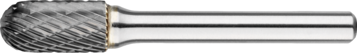 Phantom Hardmetaal Stiftfrees model C, cilindrisch, ronde kop, schacht 6 mm