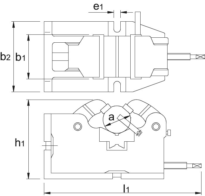 Bison Assenspanklem, type 6546