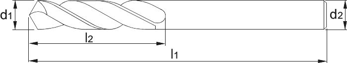 Phantom Volhardmetaal Spiraalboor DIN 6539