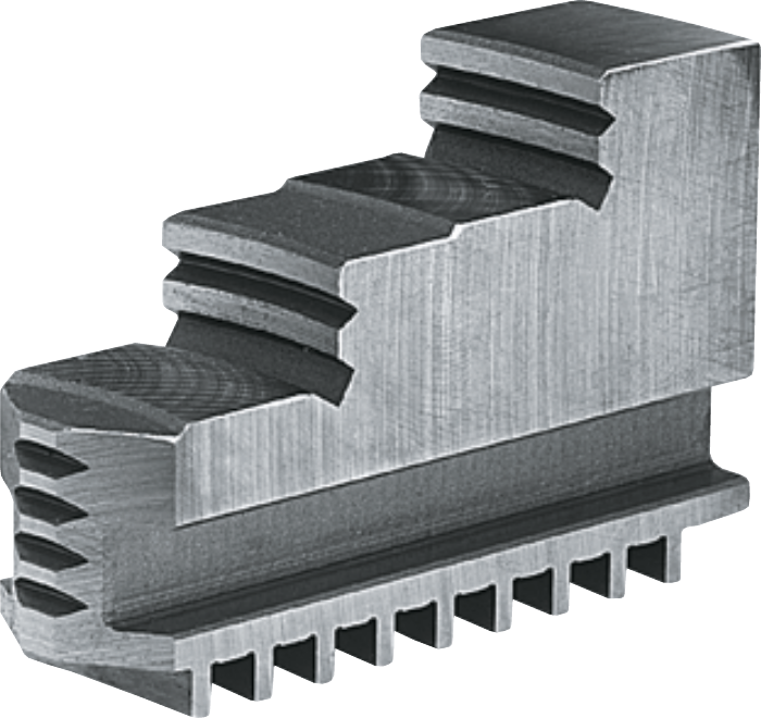 Bison Harde naar binnen getrapte Bekken (Draaibekken), set à 4 stuks, voor 4-klauwplaat type 36**, 37**