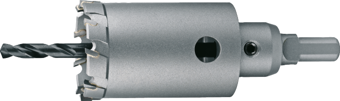 Phantom HM-tip Gatfrees lange diepgat uitvoering 50 mm, materiaaldikte <12 mm