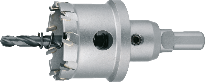 Phantom HM-tip Gatfrees diepgat uitvoering 25 mm, materiaaldikte <12 mm