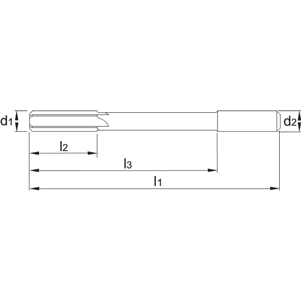 Phantom HSS Machineruimer DIN 212 vorm C H7