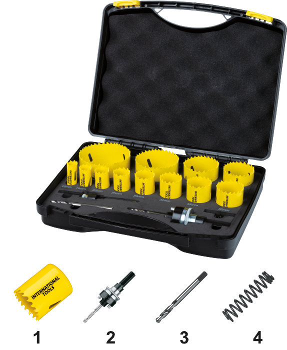 International Tools ECO PRO HSS-Co 8% Bi-Metaal Set Gatzagen 61.090