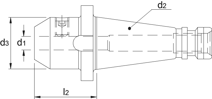Phantom DIN 6359 Weldonhouder, DIN 2080