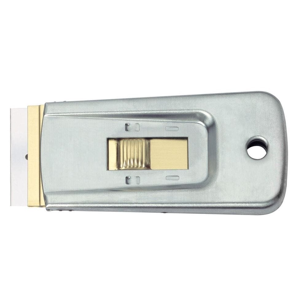 Glasschraper metaal 4cm met 5 reserve-1