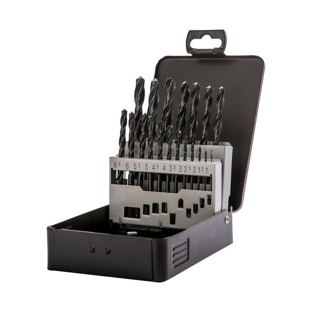 Labor Metaalborenset DIN338 HSS-R Rolgewalst 19-delig 1-10mm x0.5mm 1DS-1