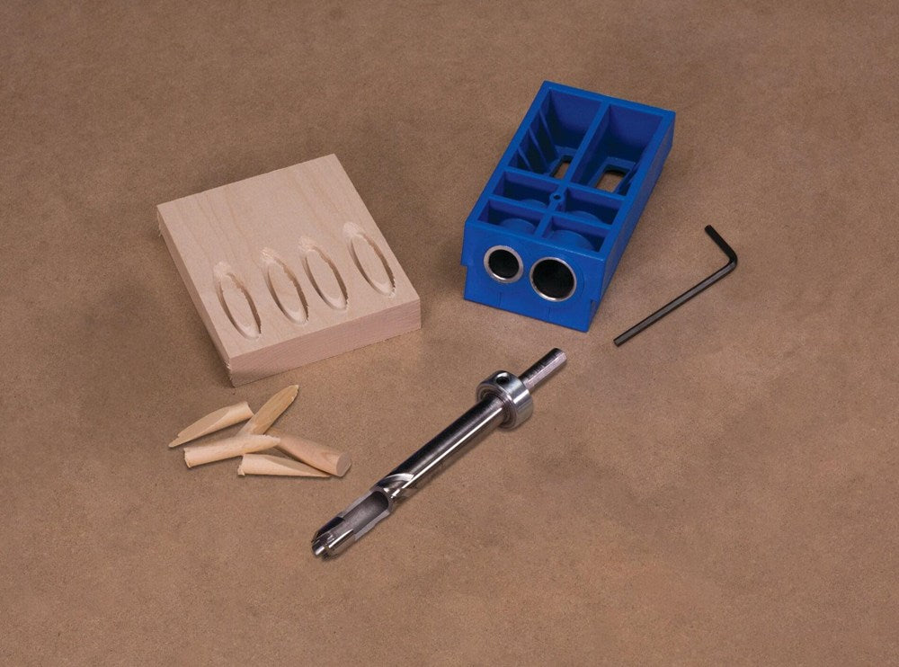 Stand.Plugboor voor pocketgat plugboor
