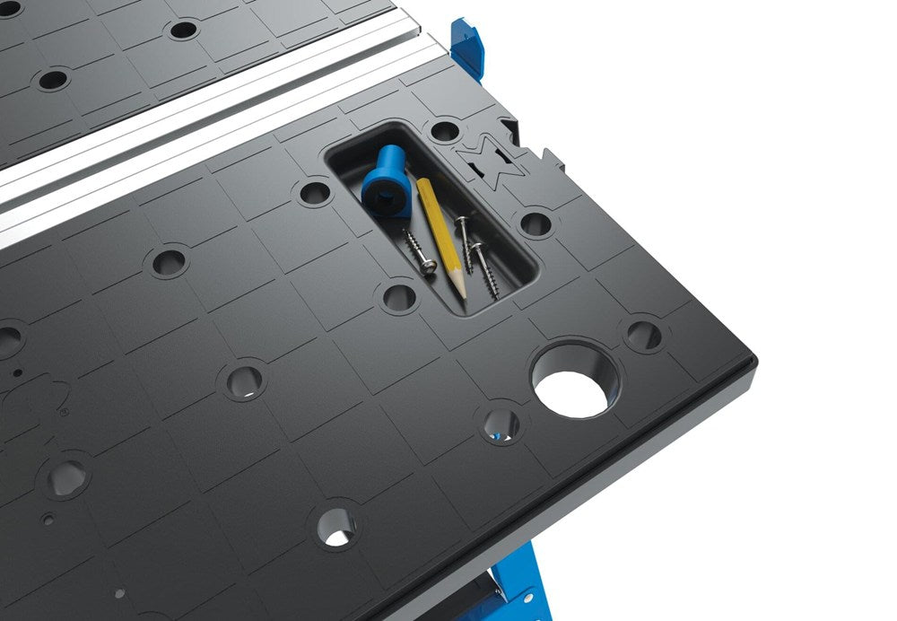 Kreg multifunctionele werkbank werkbank, schraag, montagetafel in een