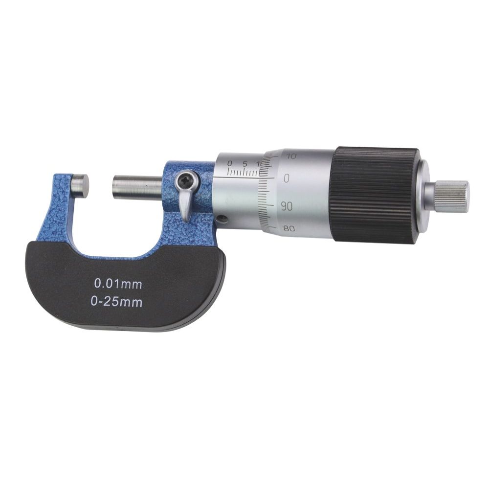 Precisie micrometer 50-75mm aflezing 0,01mm met brede draaiknop-0