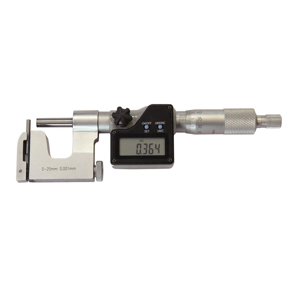 Precisie micrometer 0-25mm IP65,met 2 inserts-0