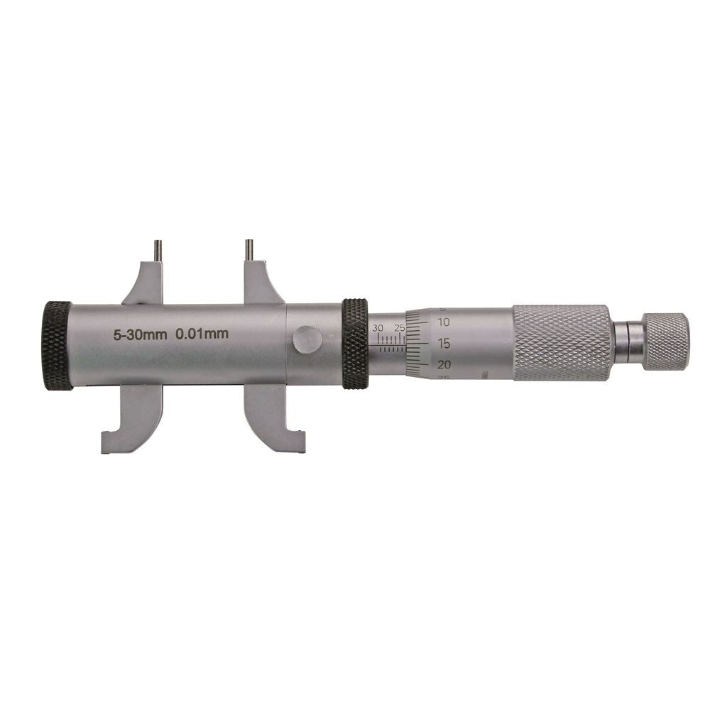 Micrometer voor inwendig meten 5-55mm met dubbele snavel, nauwkeurigheid 0,005-2
