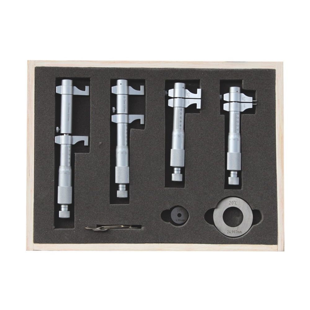 Twee-punts micrometers in 6-dlg set 5-100mm-0