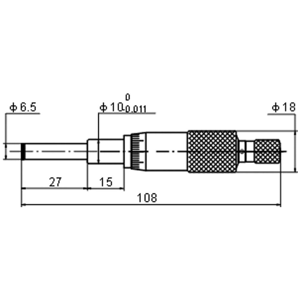 Meetschroeven 0-25mm, L=110mm-2