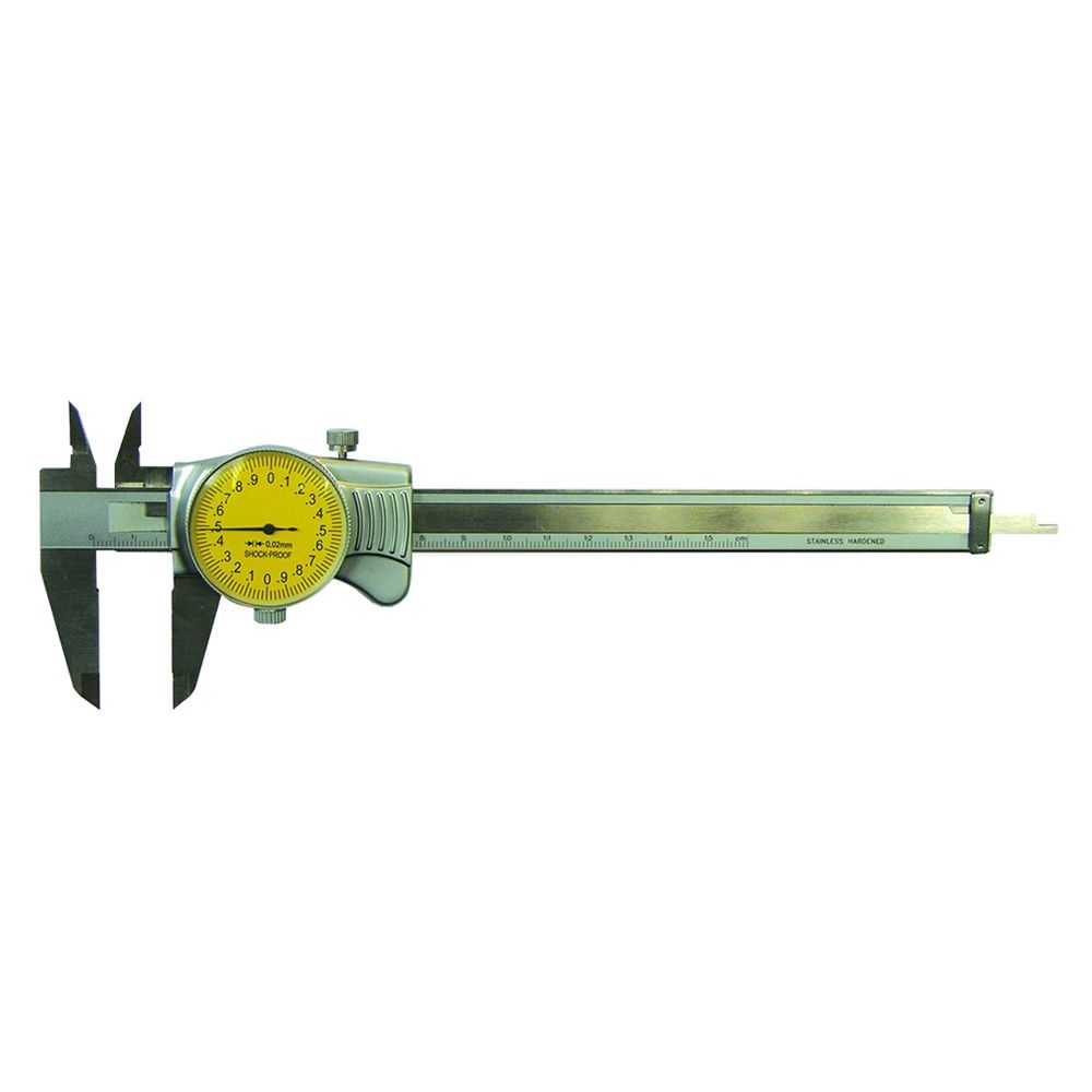 Klok schuifmaat RVS 200x50mm aflezing 0.02mm in etui-0