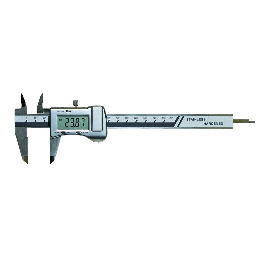 Digitale schuifmaat 150mm met ronde dieptemeter, mm/inch-0