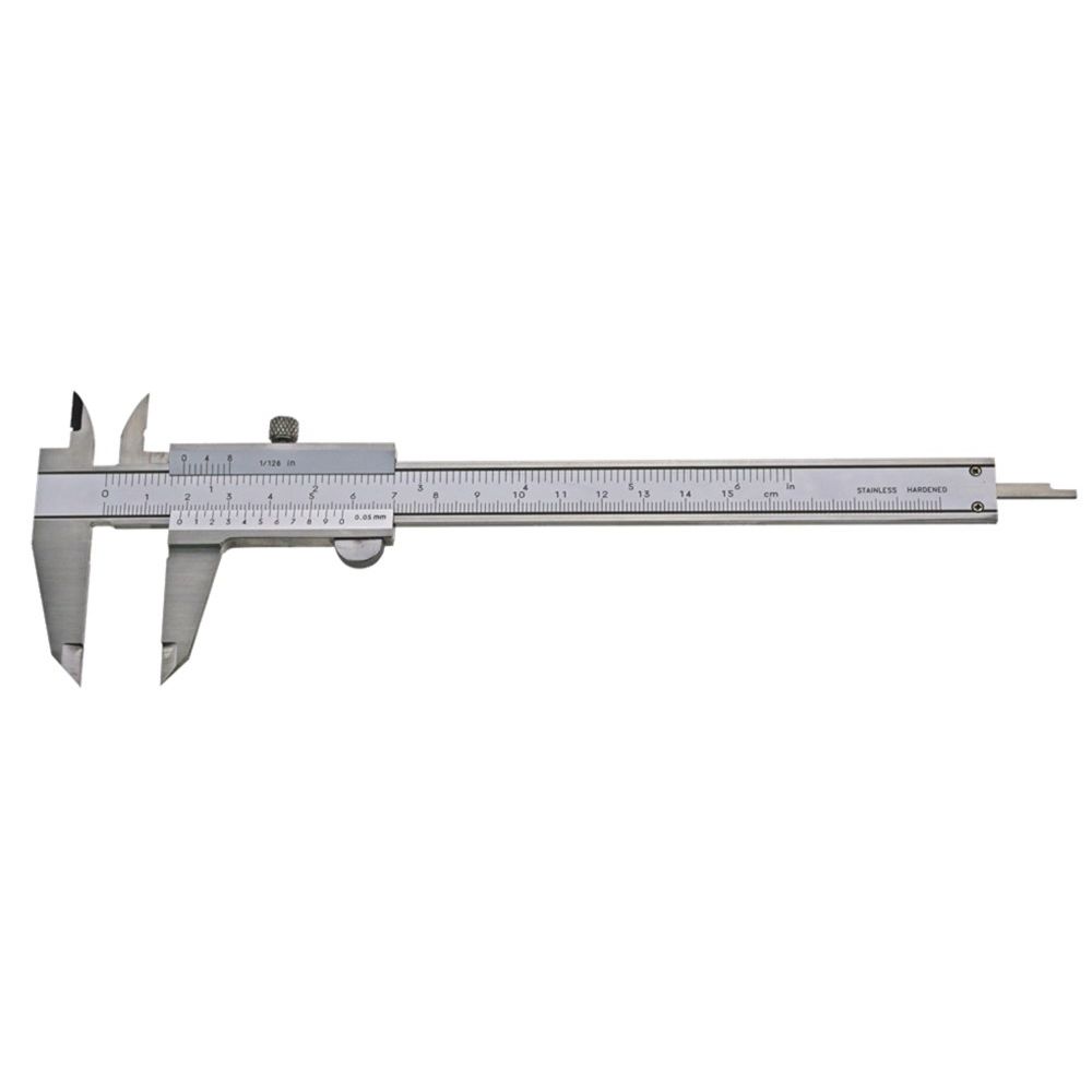 Schuifmaat "TOP" RVS 150x40mm met vast- zetschroef 1/1000" in etui-1