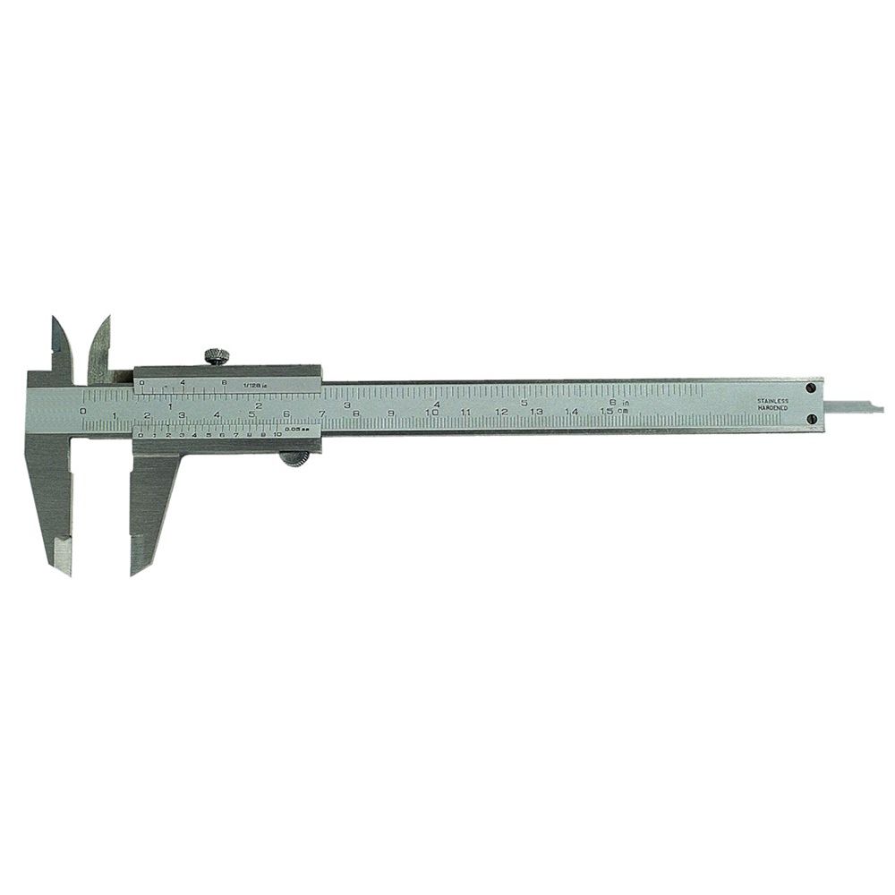 Schuifmaat "PRECISIE" RVS 300x60mm met vastzetschroef 1/1000" in etui-1