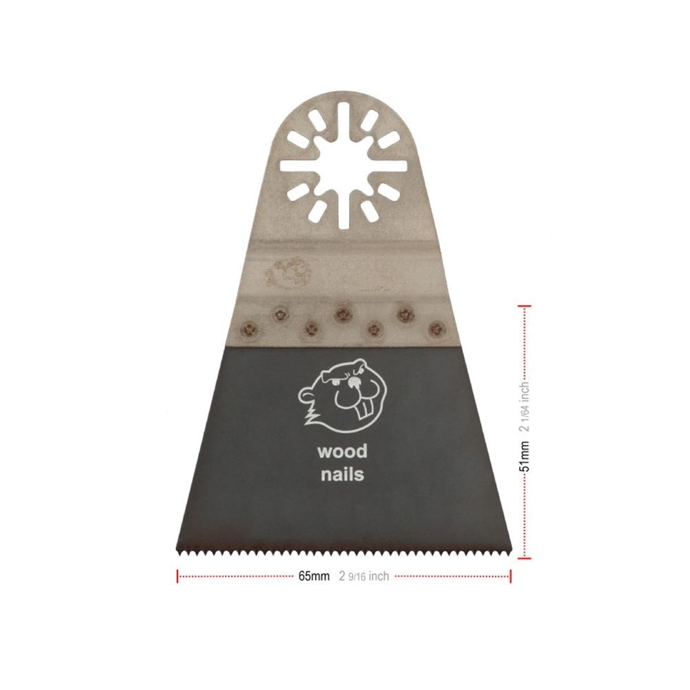 MULTIMASTER zaagbl. 65mm x 51mm Spits Bi-1