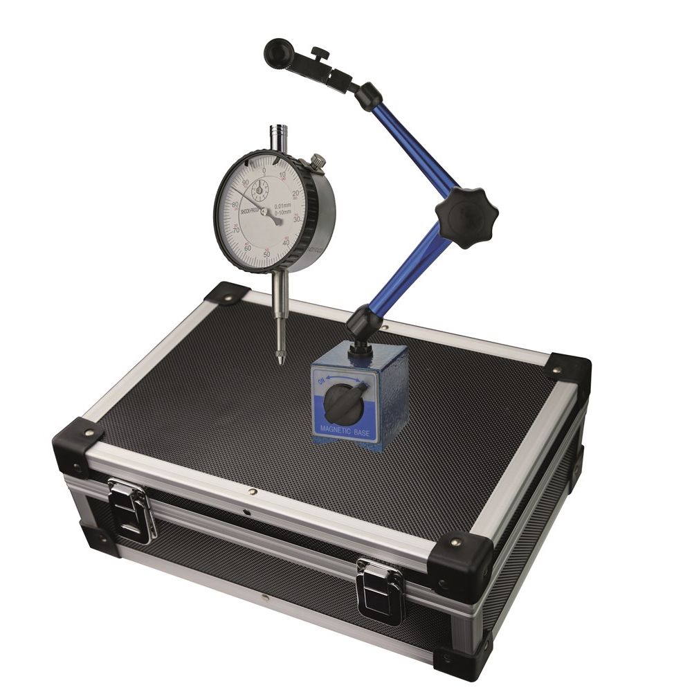 Meetklok (01023005) + statief (06071009) in aluminium koffer-0