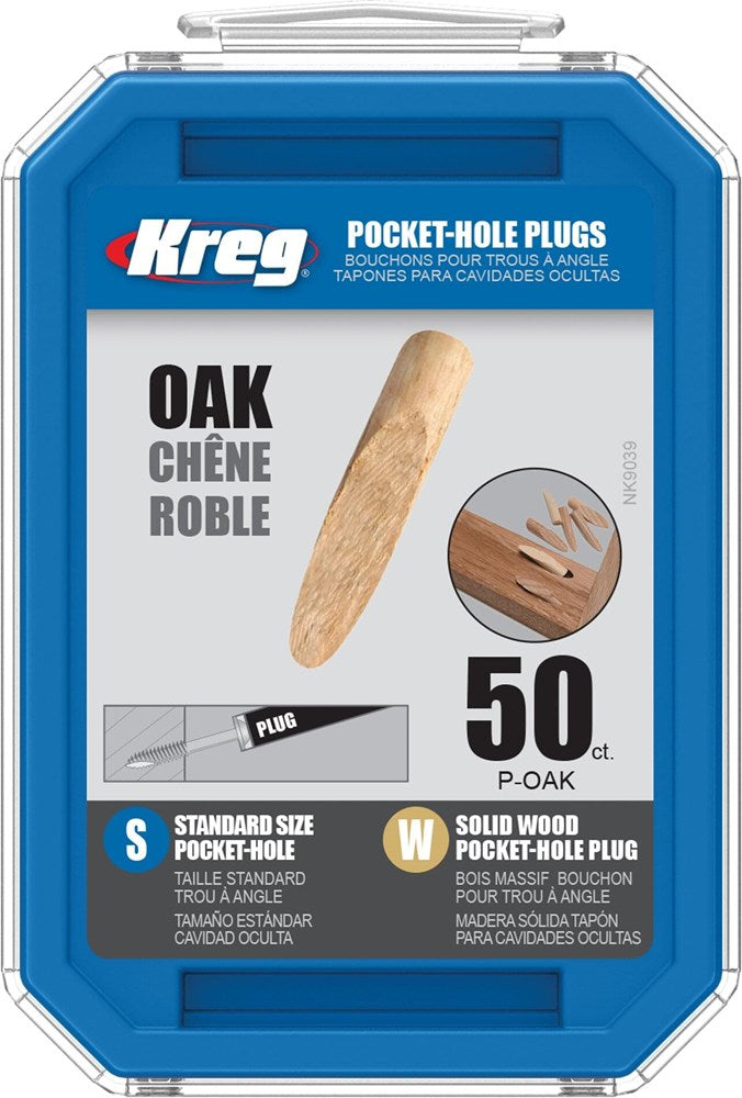Eiken standaard Pocket-Hole pluggen