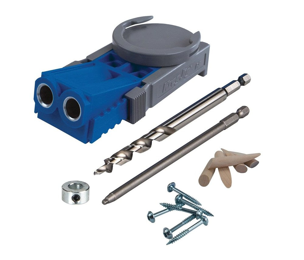 Pocket-Hole Jig R3 verbindingssysteem boormal met 2 boorgaten, dia 9,5 mm