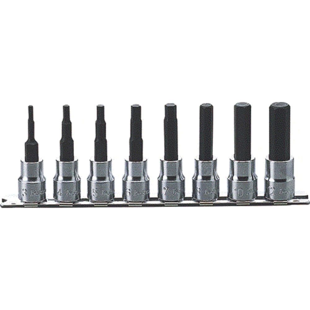 8 dlg set 3/8"inbusdoppen L=62-1