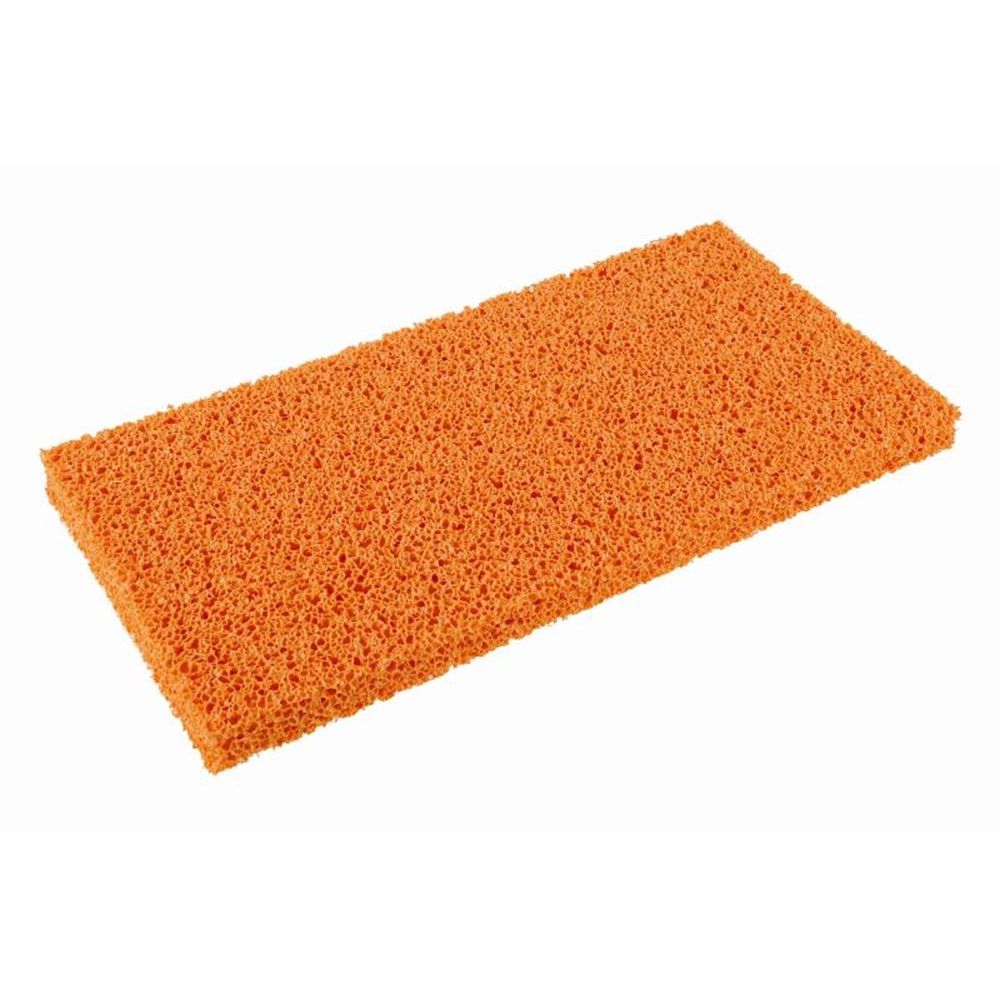 Sponsrubber beleg voor schuurbord middelgrof oranje 280x140mm (277228)-0